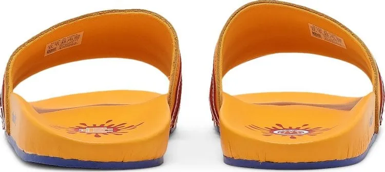 Adidas Eric Emanuel x Adilette Slide 'McDonald's All American Games' Sandals, orange