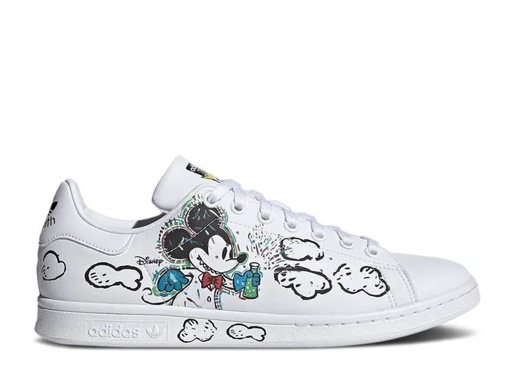 Adidas KASING LUNG X DISNEY X STAN SMITH 'LABUBU MICKEY MOUSE' sneakers, white