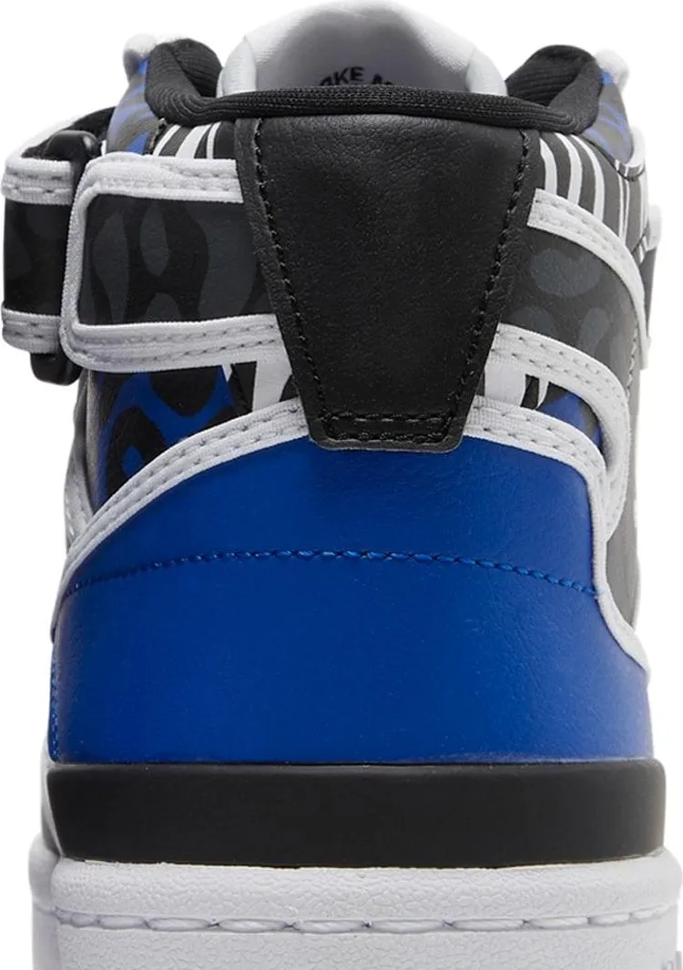 Adidas Rich Mnisi x Wmns Forum Mid 'South African City Life' Sneakers, Black