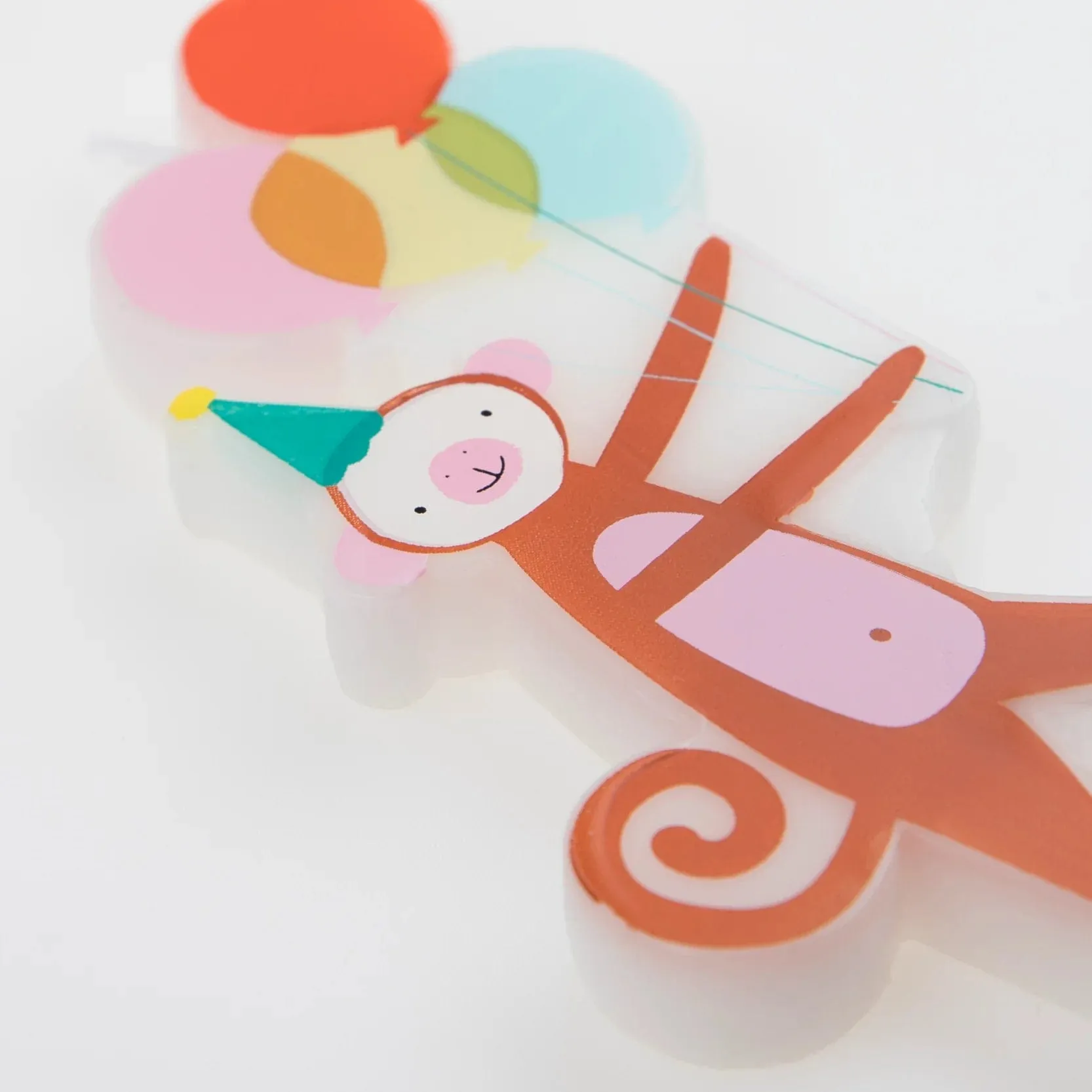 Animal Parade Party Candles x 4