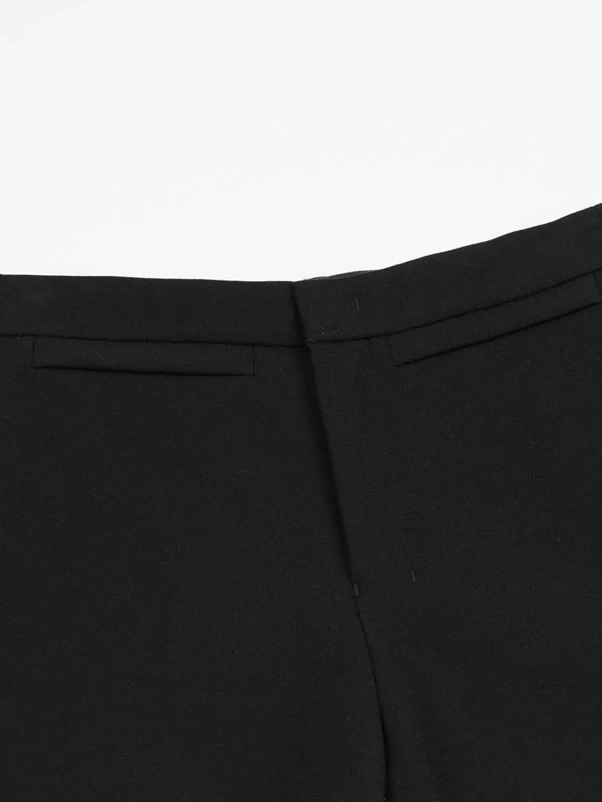 ASOBIO Mid-Rise Barrel-Leg Off-Duty Pant