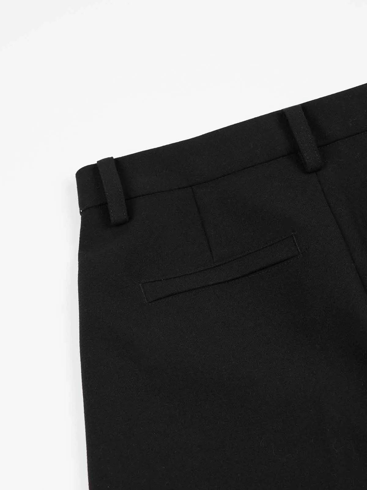 ASOBIO Mid-Rise Barrel-Leg Off-Duty Pant