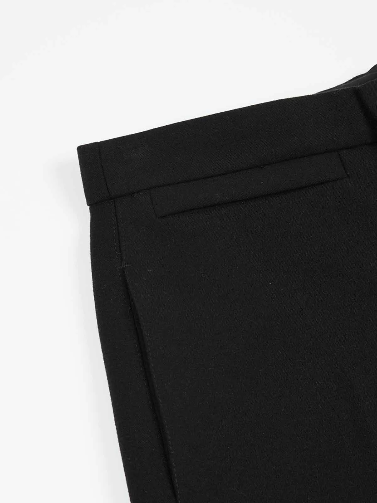 ASOBIO Mid-Rise Barrel-Leg Off-Duty Pant