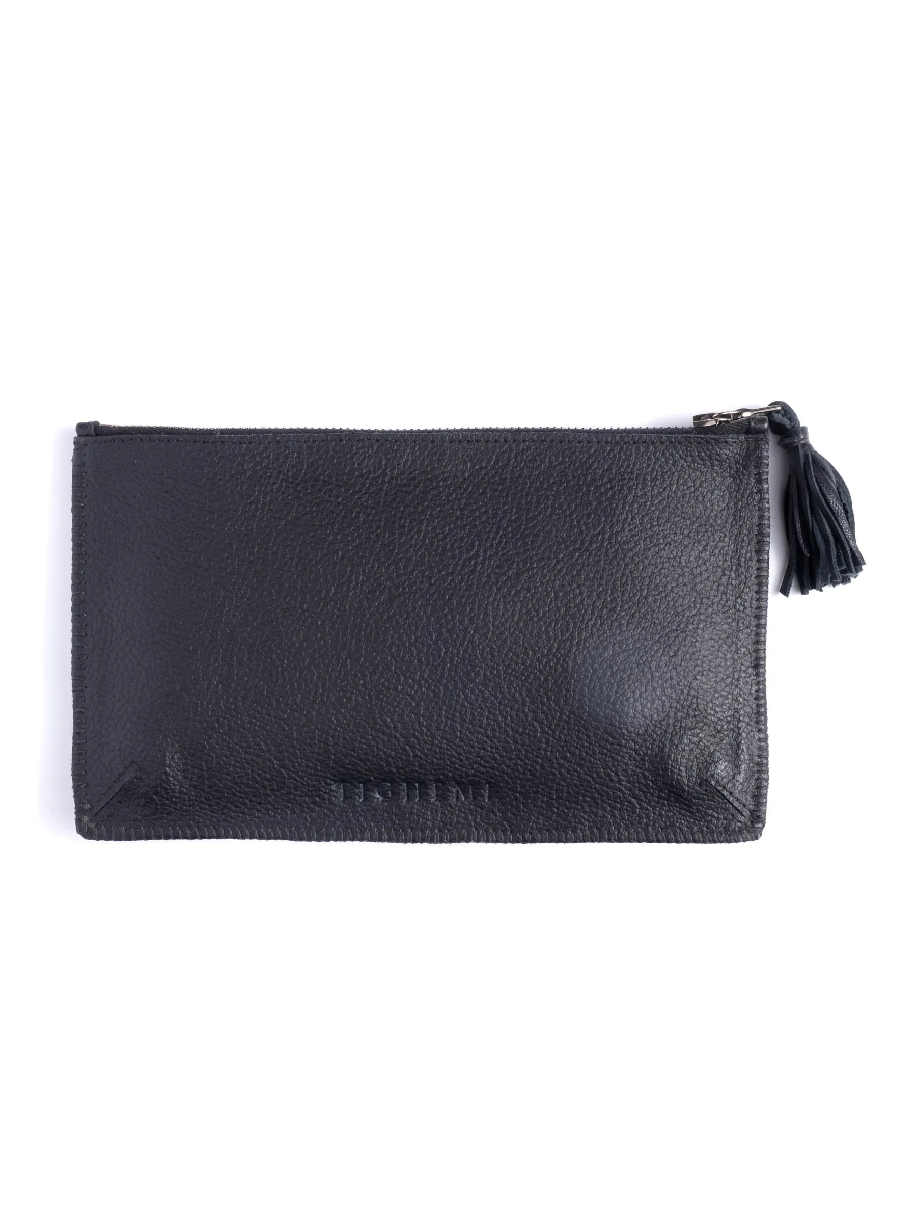 Black Pony Hair Pouch