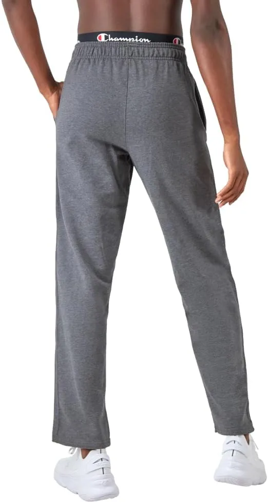 Champion Men??s Sweatpants, Powerblend, Fleece Open-Bottom Sweatpants for Men (Reg. or Big & Tall)
