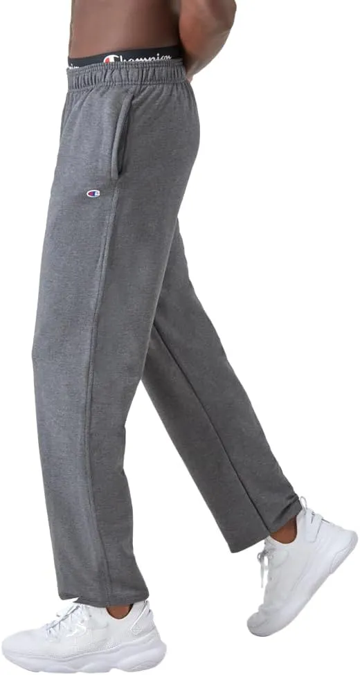 Champion Men??s Sweatpants, Powerblend, Fleece Open-Bottom Sweatpants for Men (Reg. or Big & Tall)