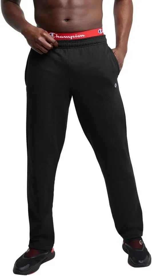 Champion Men??s Sweatpants, Powerblend, Fleece Open-Bottom Sweatpants for Men (Reg. or Big & Tall)