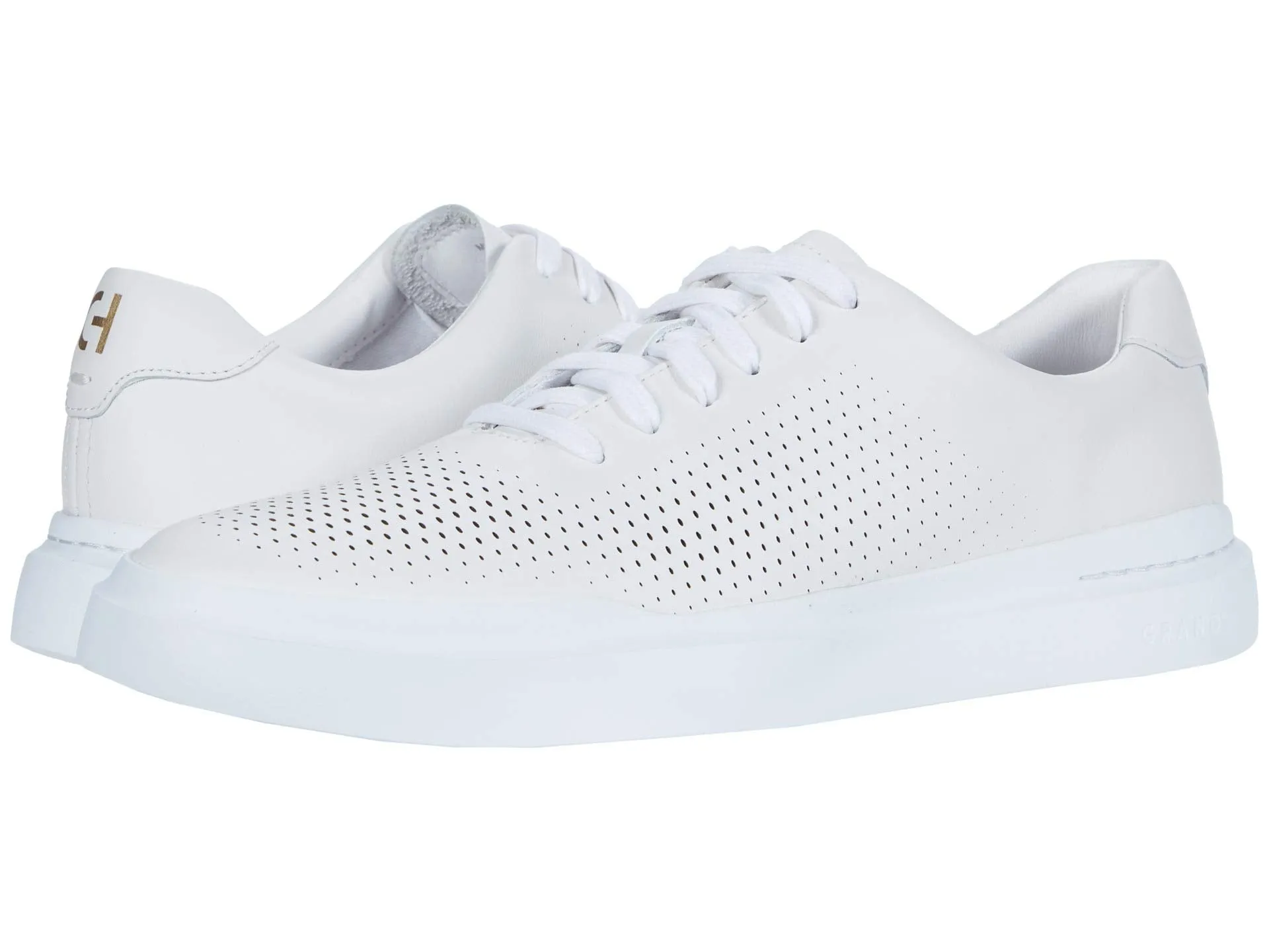 Cole Haan Grandpro Rally Laser Cut Sneakers, white