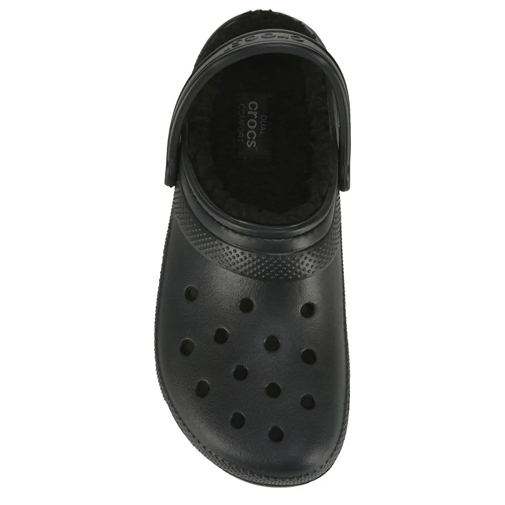 Crocs Men's Classic Pile Lined Clogs, Black