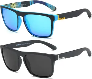 DUBERY Classic Polarized Sunglasses for Men Women Retro 100% UV Protection Driving Sun Glasses D731