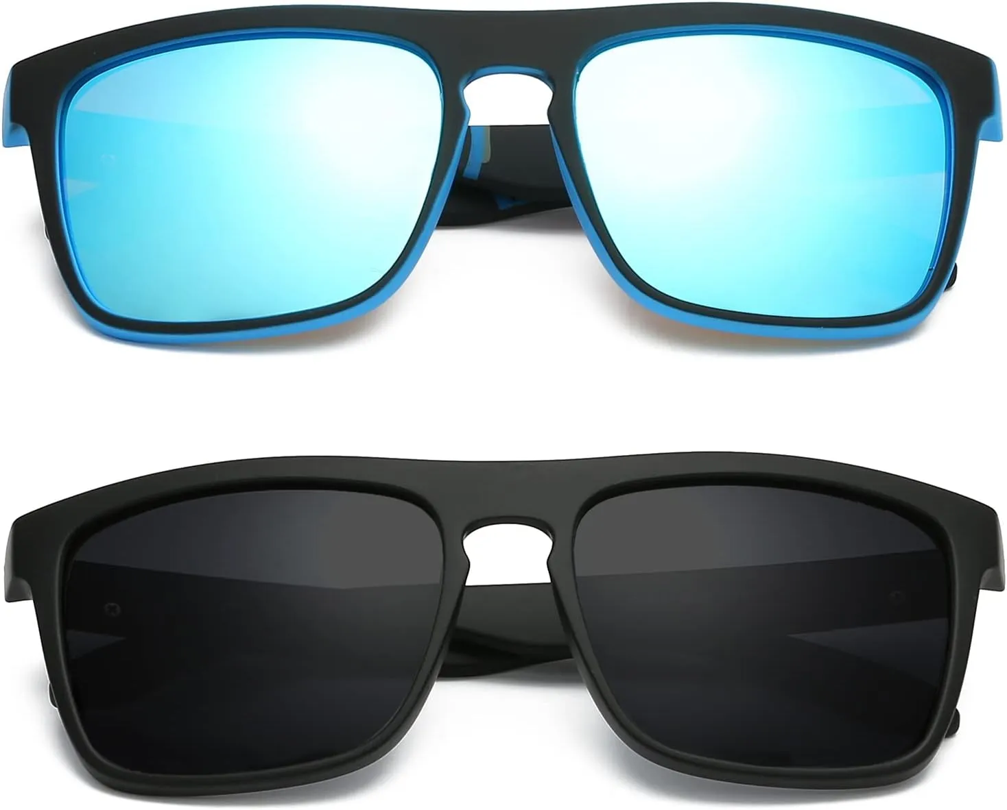 DUBERY Classic Polarized Sunglasses for Men Women Retro 100% UV Protection Driving Sun Glasses D731