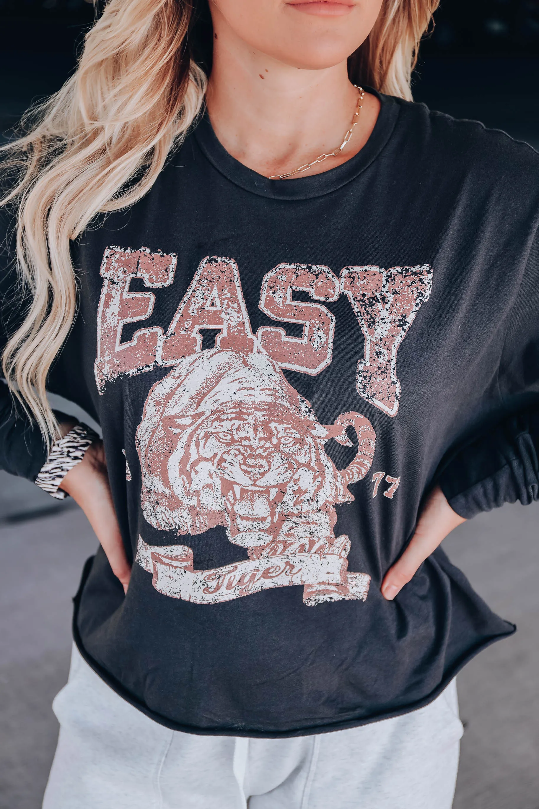 Easy Tiger Long-Sleeve Graphic Tee