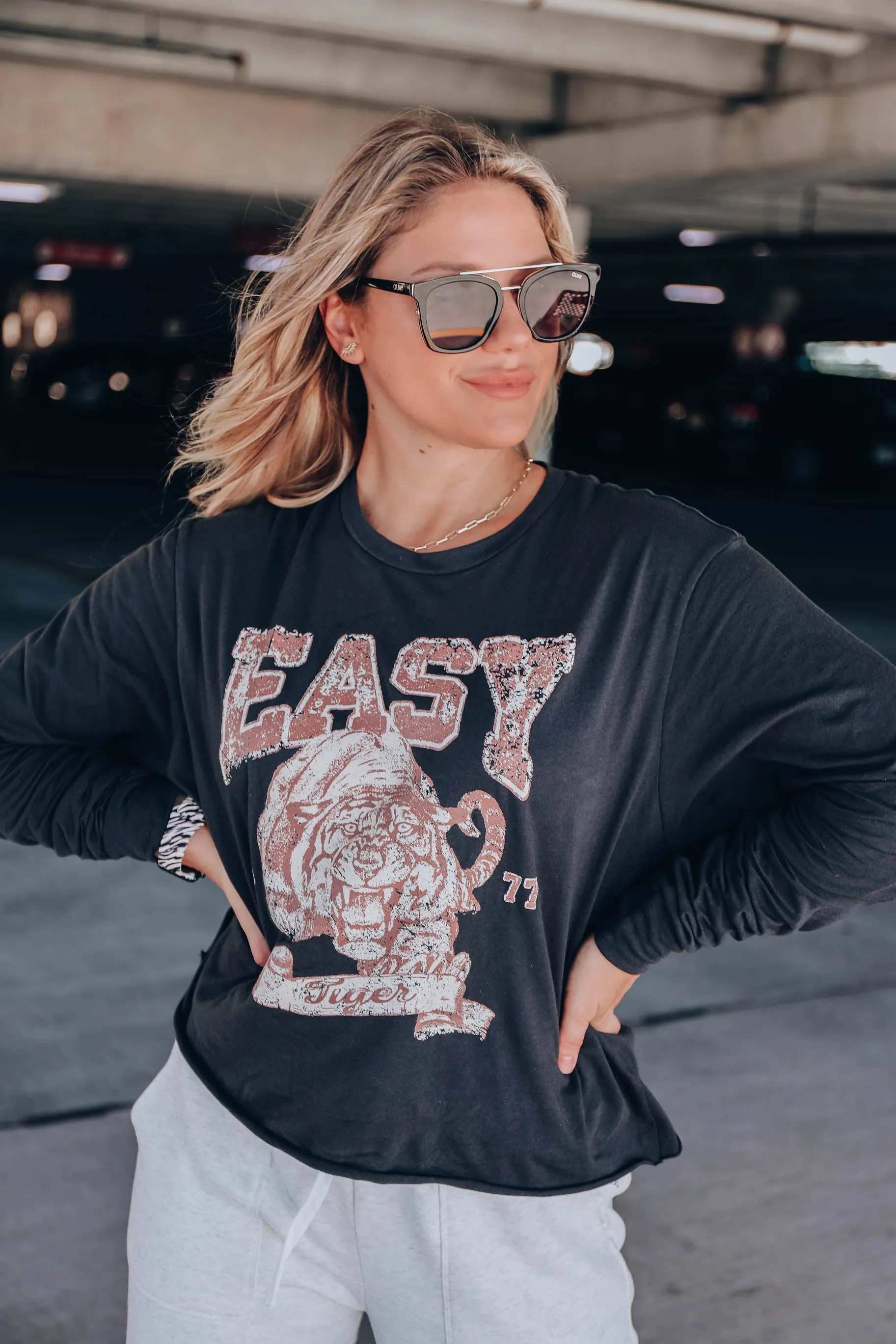 Easy Tiger Long-Sleeve Graphic Tee