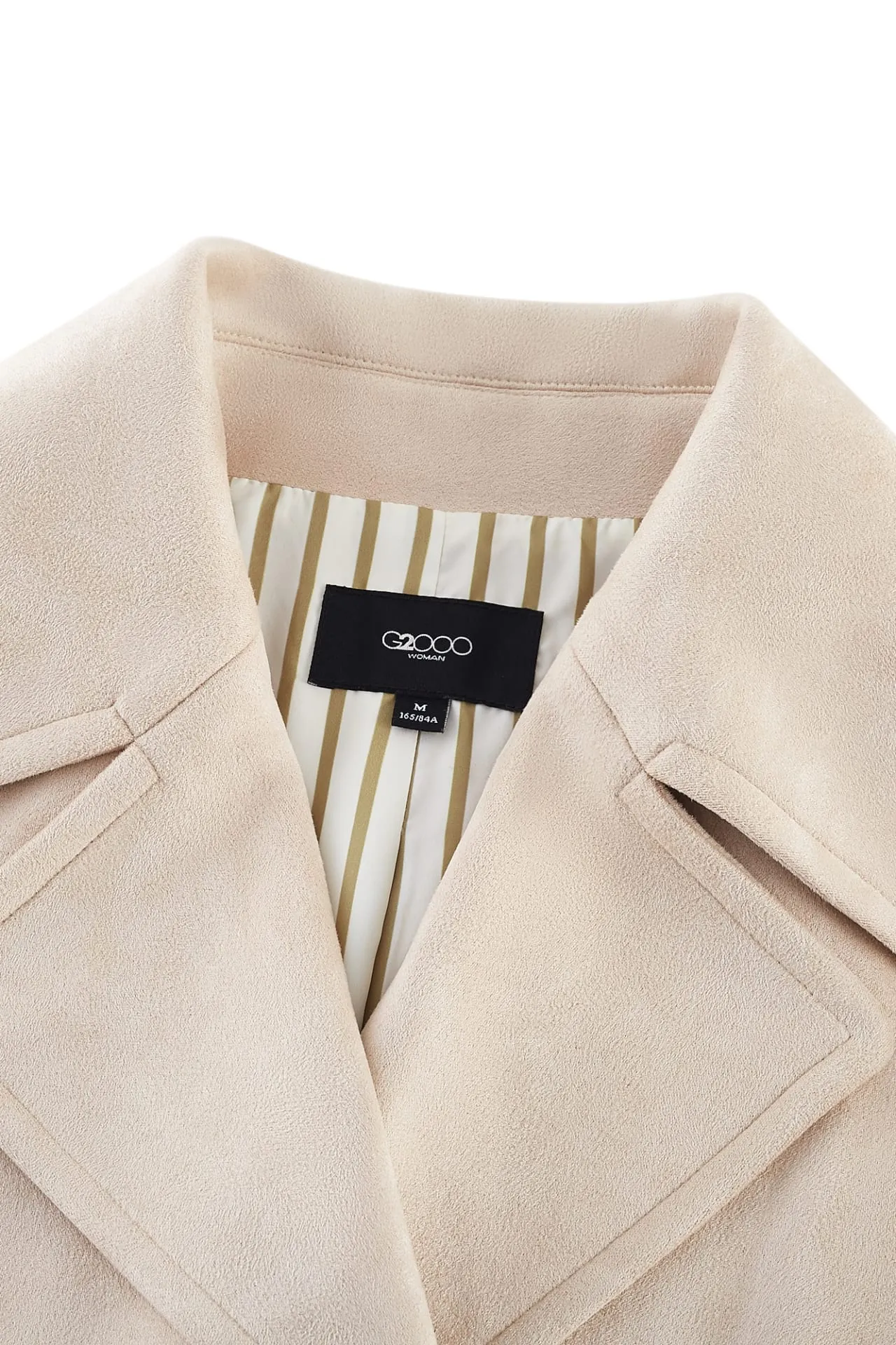 Faux Suede Coat