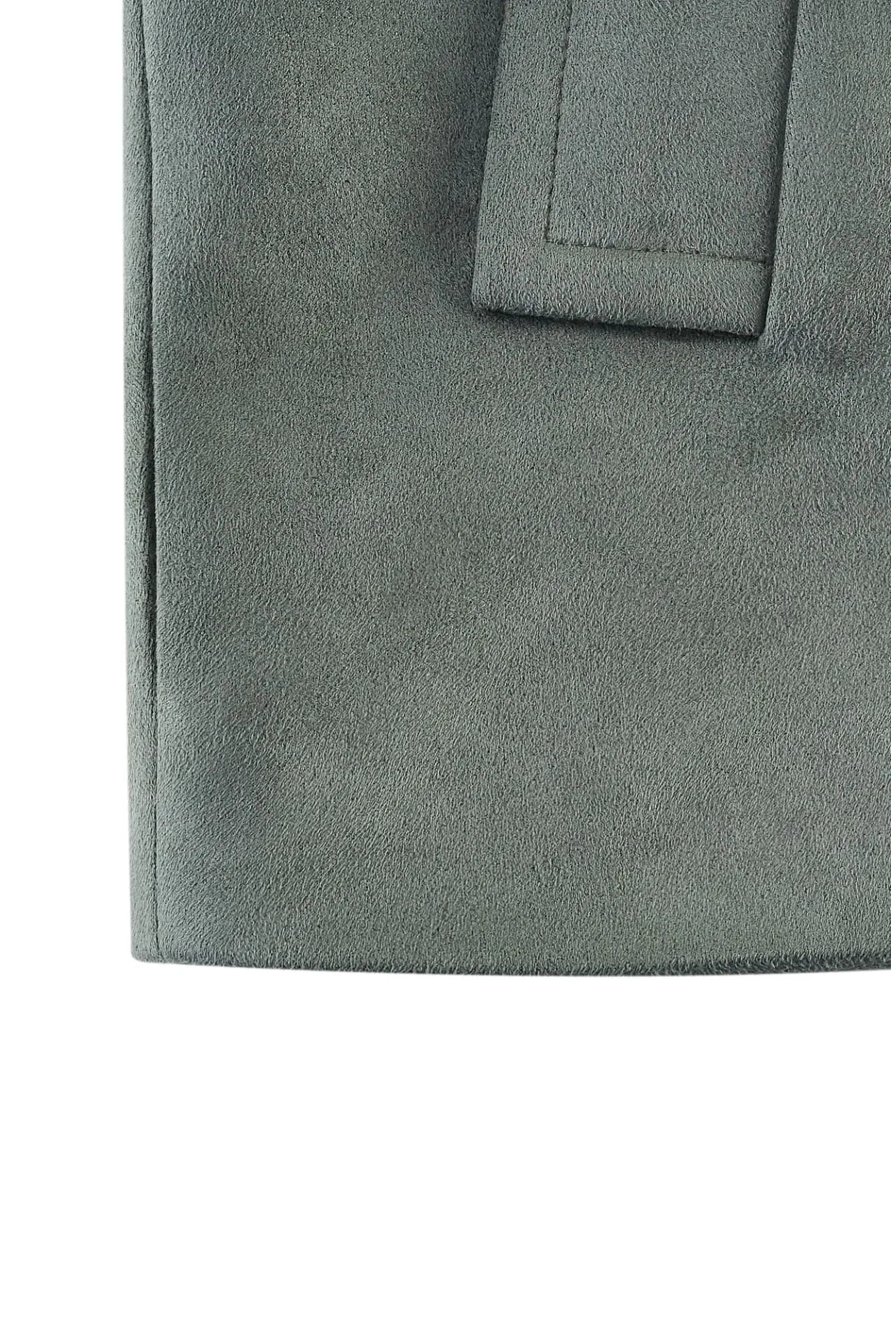 Faux Suede Coat
