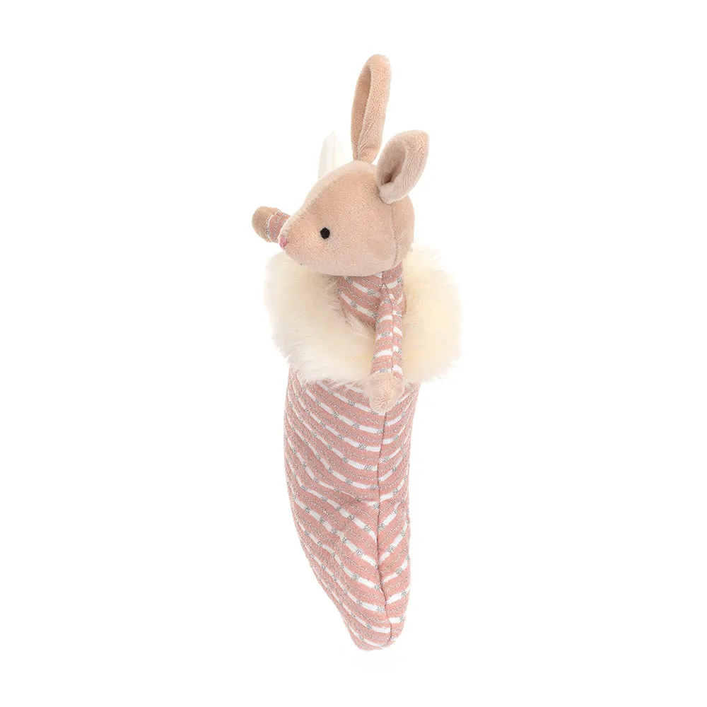 Jellycat - Pink Shimmer Stocking Bunny
