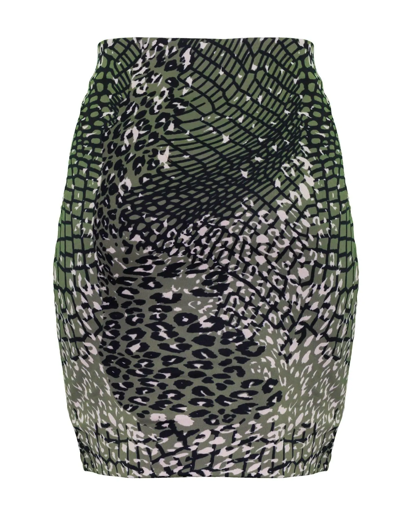Leo Mesh Print Skirt
