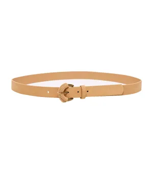 Lined Buckle Belt Sand