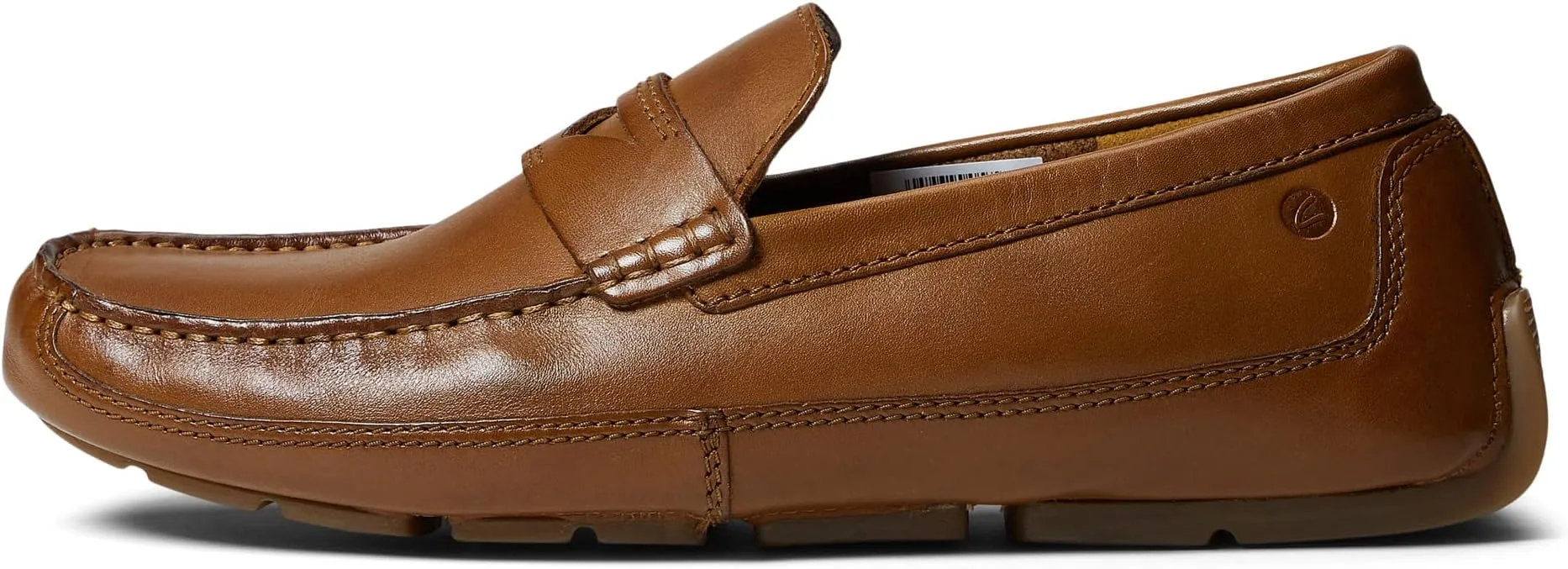 Markman Way Clarks Loafers, Dark Tan Leather