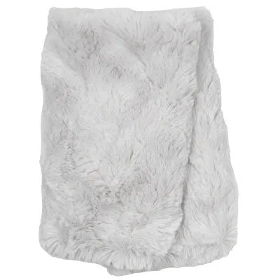 Men's Fingerless / Texting Gloves, Reversible - Plush Faux Fur in Willows Grove