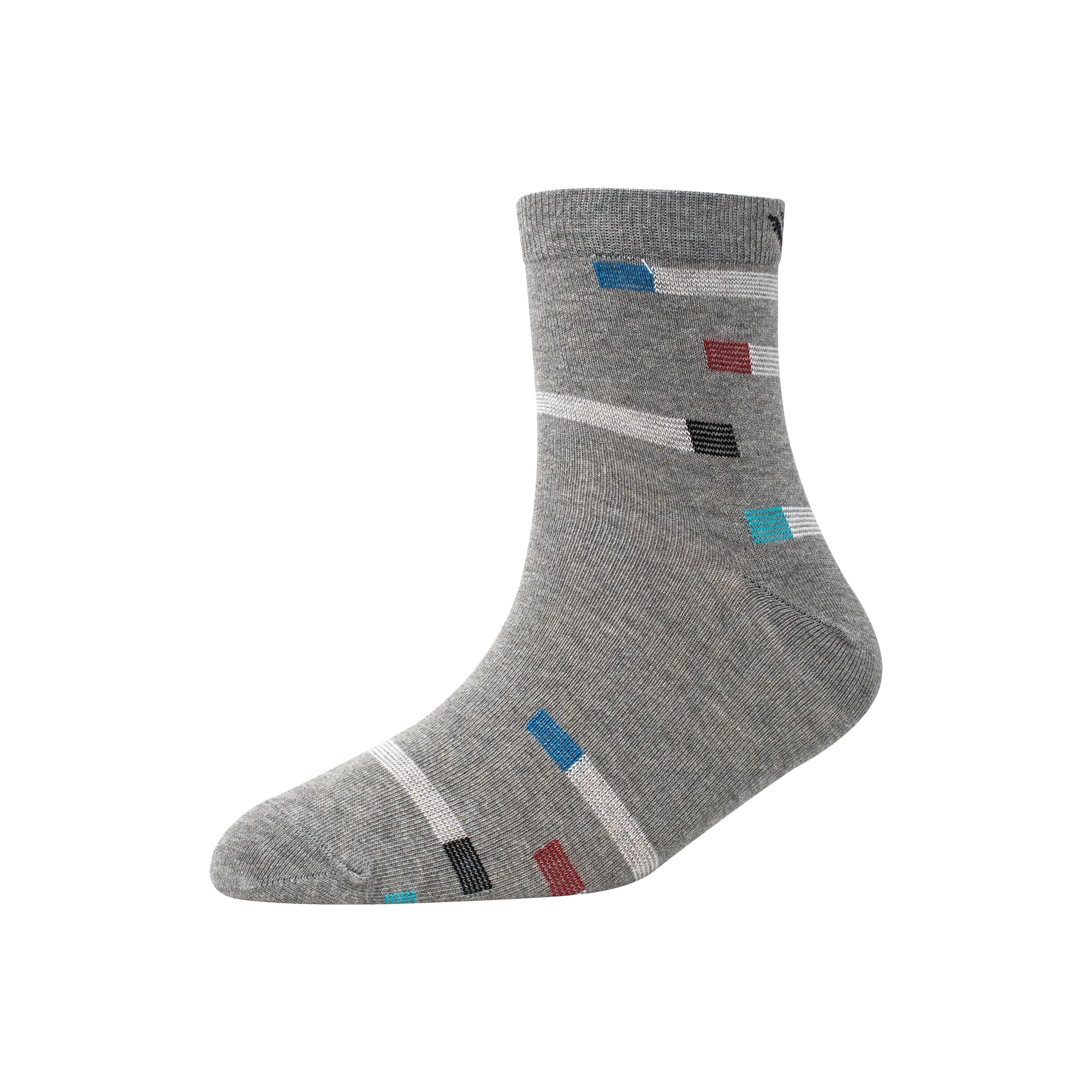 Men's YW-M1-243 Rectangular Stripe Ankle Socks