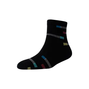 Men's YW-M1-243 Rectangular Stripe Ankle Socks