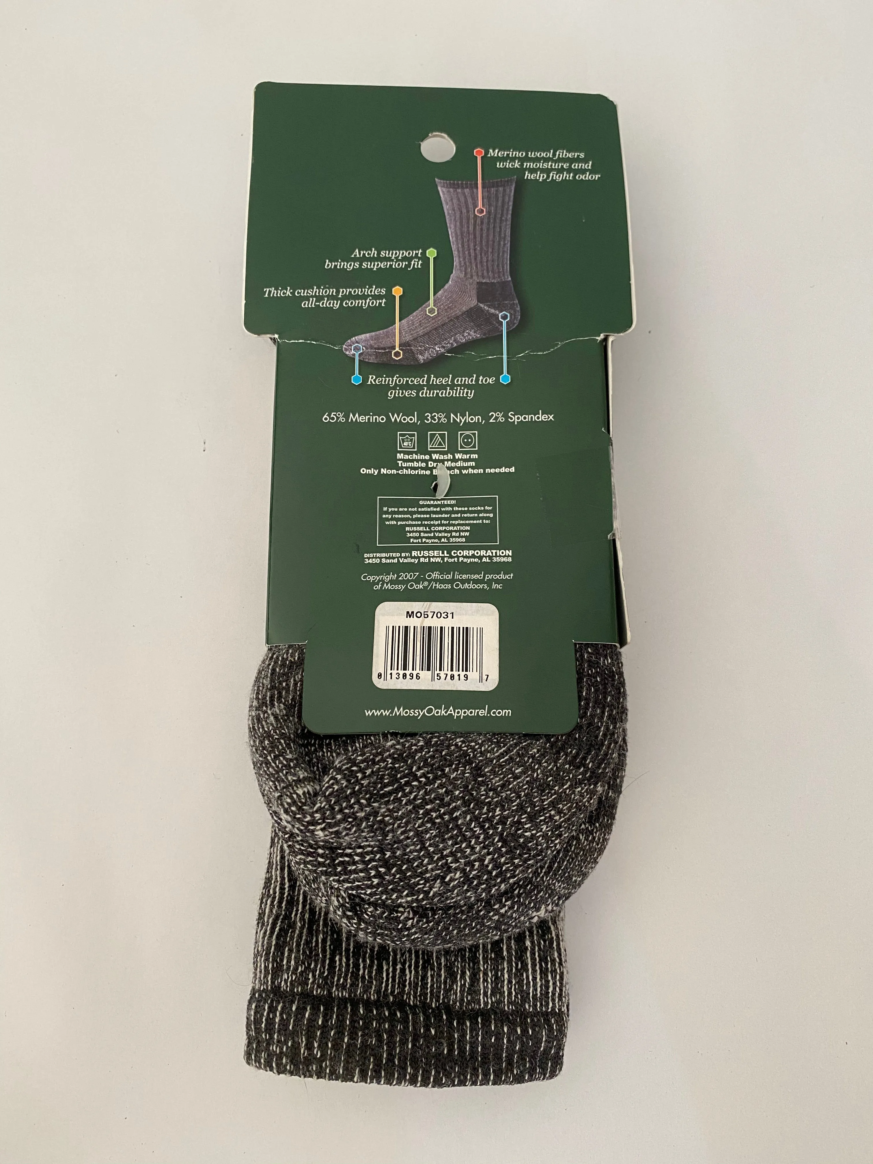 Mossy Oak Wool Socks