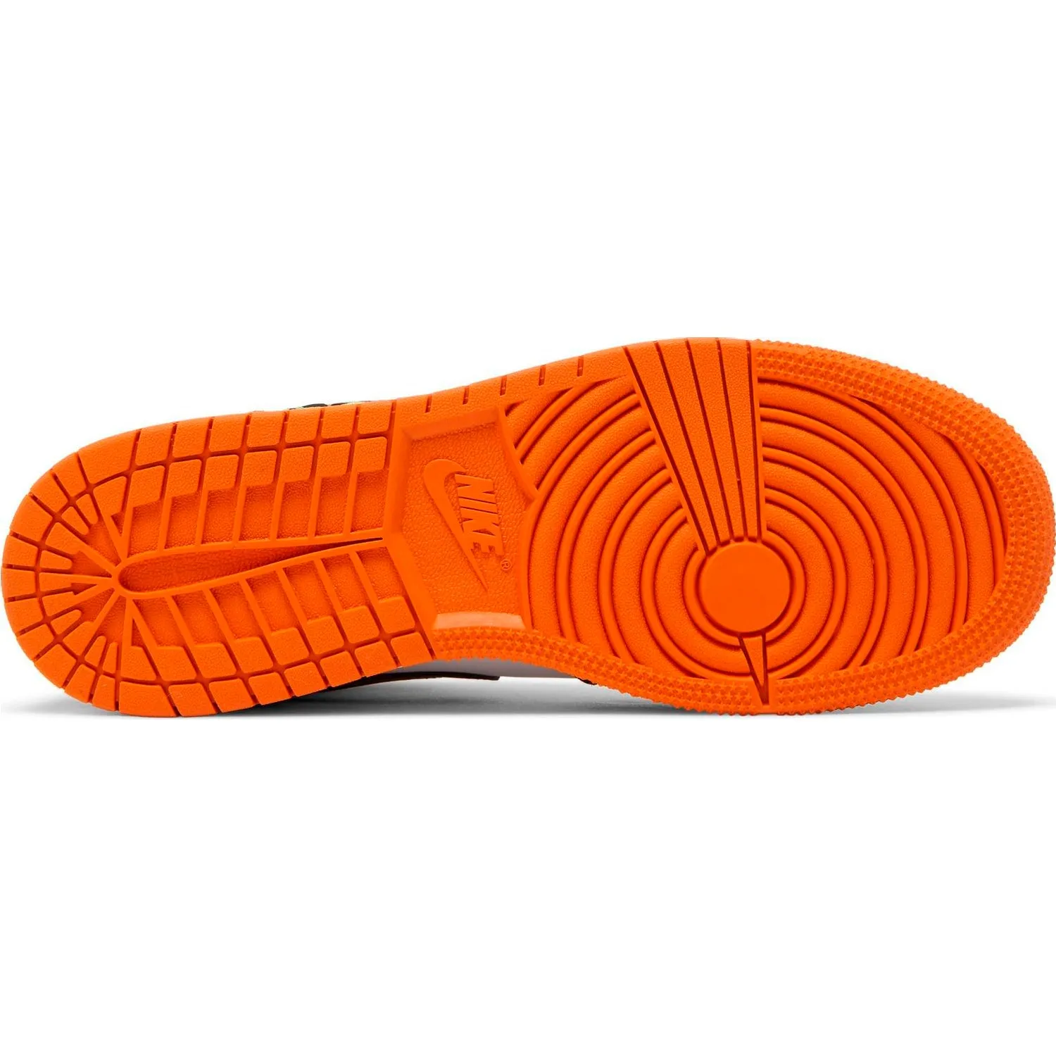 Nike Air Jordan 1 Mid GS sneakers, orange