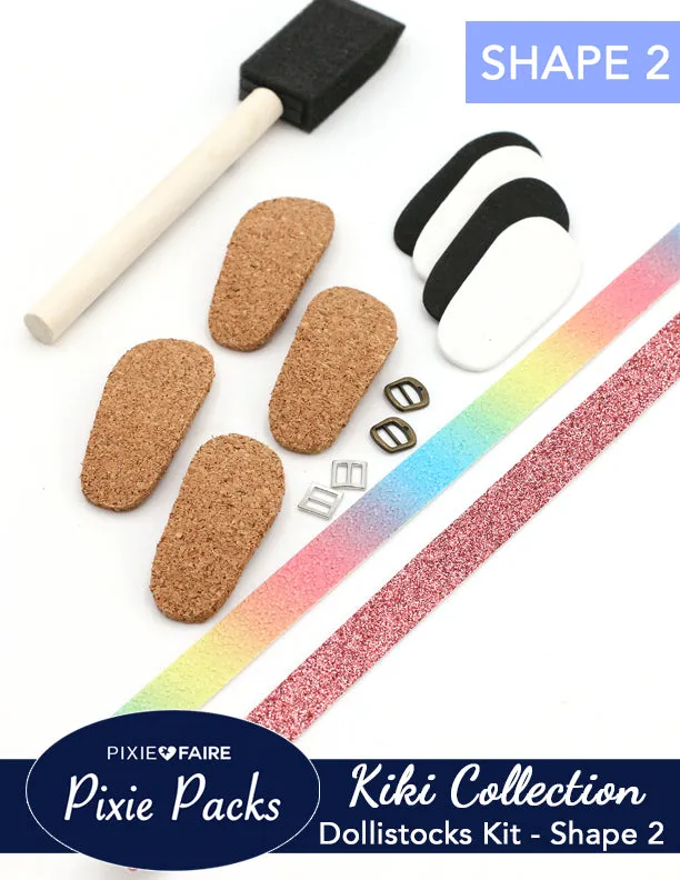 Pixie Packs Kiki Dollistocks Kit Shape 2