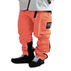 PLANB PROJECT Side Zip Snow Pants (Japanese Brand) Orange [Unisex]