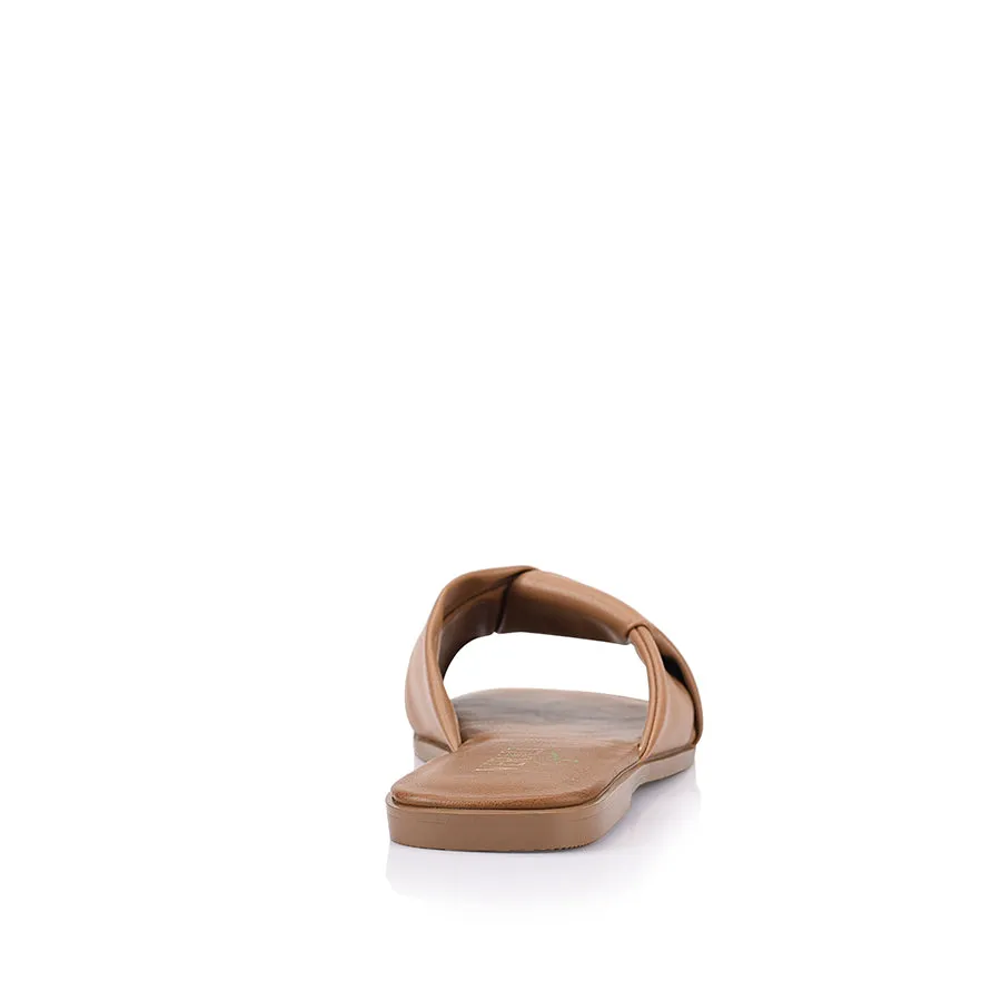 Sage Sandals - Dark Camel Smooth