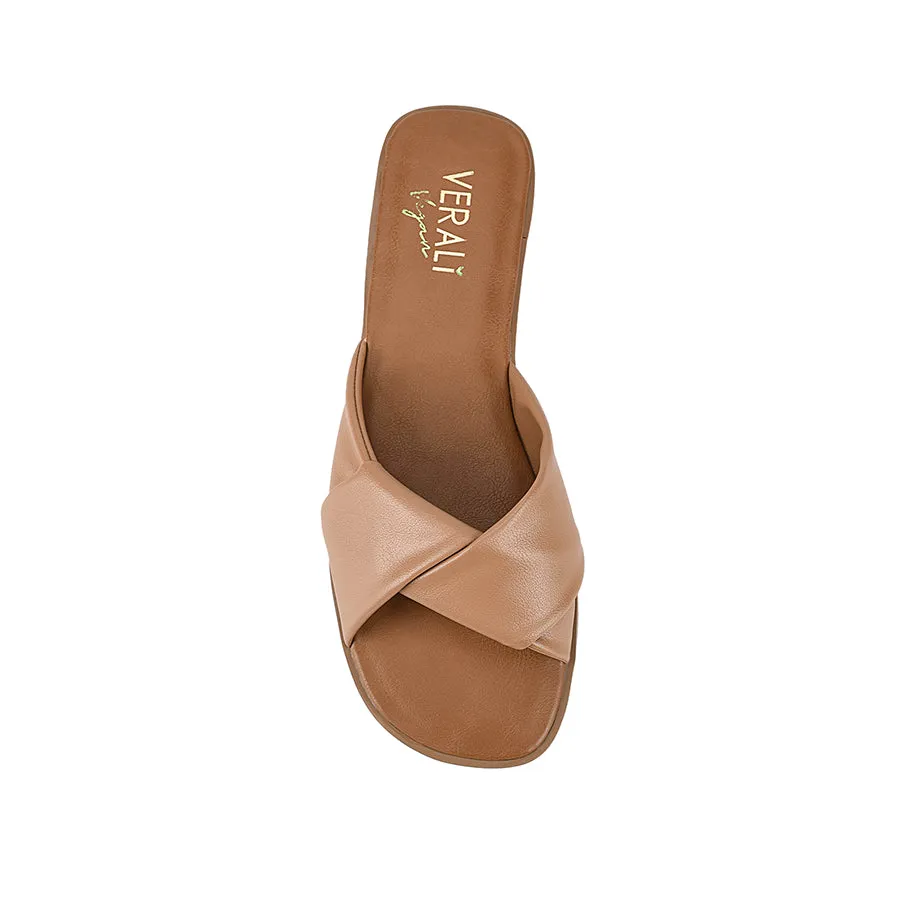 Sage Sandals - Dark Camel Smooth