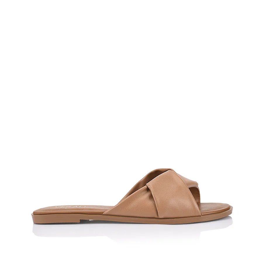 Sage Sandals - Dark Camel Smooth