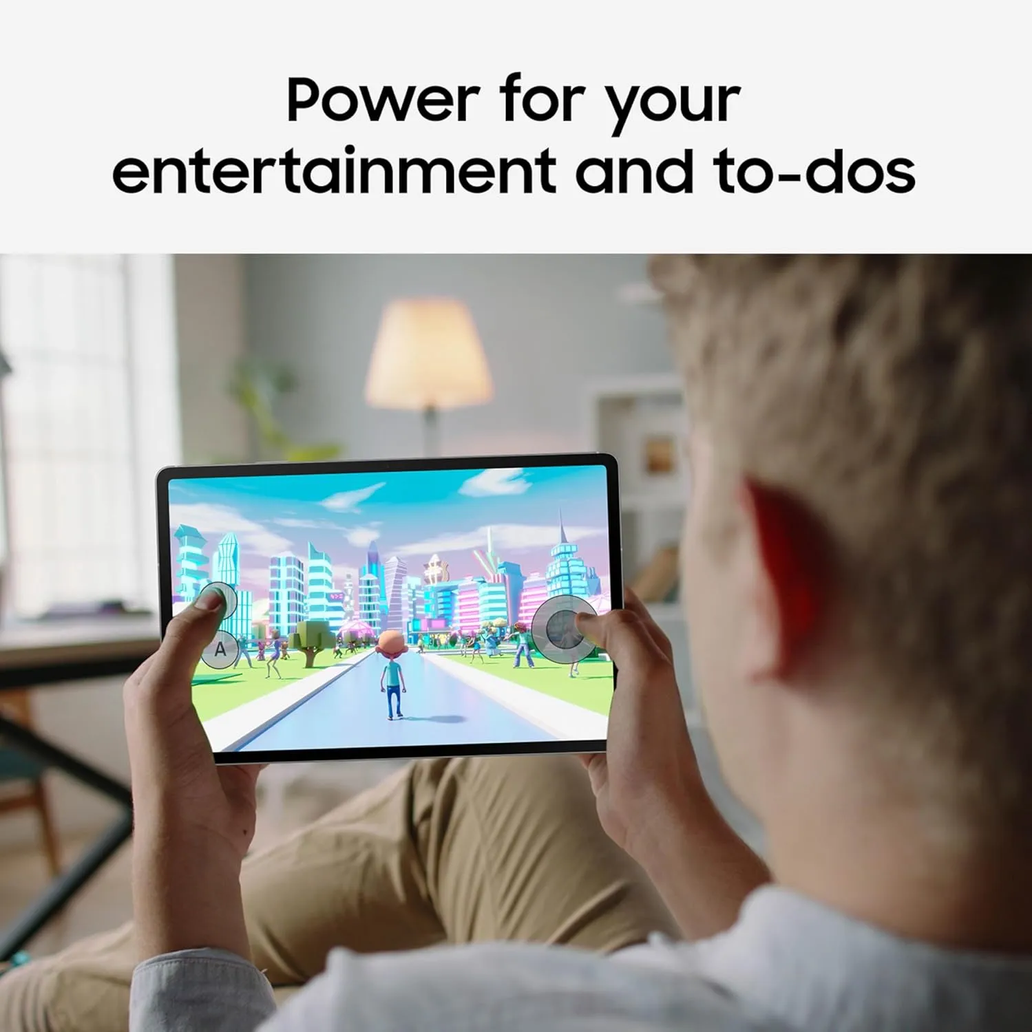 SAMSUNG Galaxy Tab S10 FE 128GB WiFi Android Tablet, Large Display, Long Battery Life, Powerful Processor, S Pen, Expandable Storage, US Version, 2025, 2 Yr Manufacturer Warranty, Blue