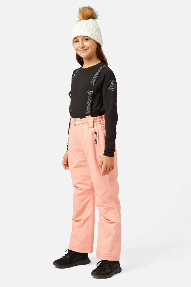 Surfanic Skippie Surftex Youth Snow Pants - Dusty Pink