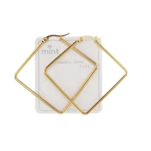 TE1924 - 50MM Stainless Steel Square Hoops