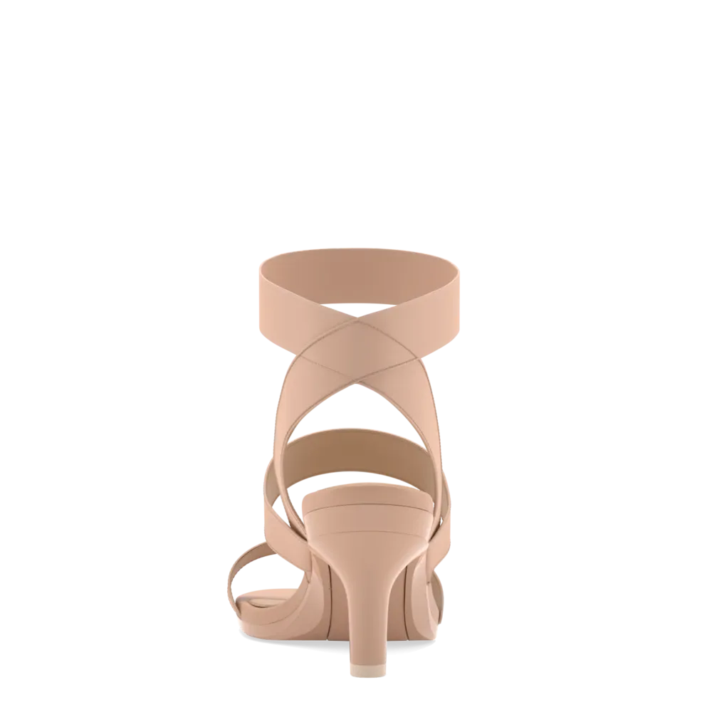 The Adrianna - Latte   Stiletto Heel Kit 3 Latte