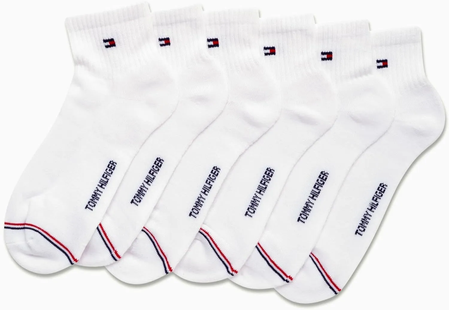 Tommy Hilfiger Men's Socks - Cushion Quarter Cut Ankle Socks (12 Pack)