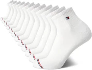 Tommy Hilfiger Men's Socks - Cushion Quarter Cut Ankle Socks (12 Pack)