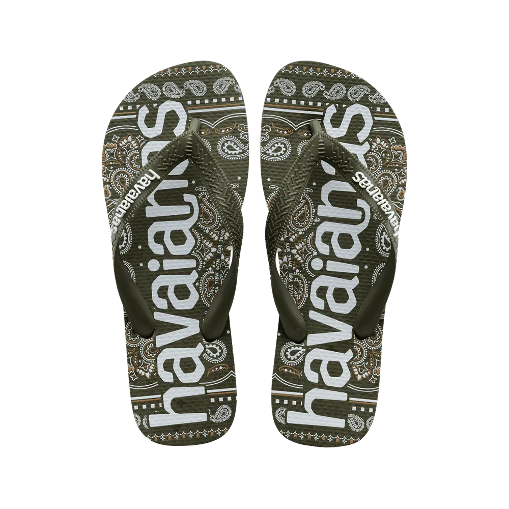 Top Logomania Fashion Flip Flops