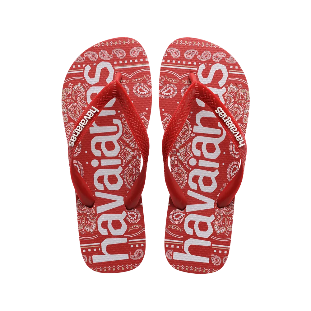 Top Logomania Fashion Flip Flops