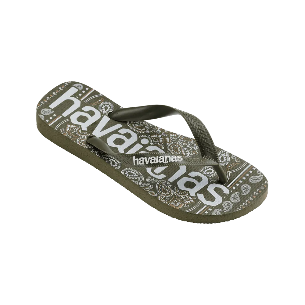 Top Logomania Fashion Flip Flops