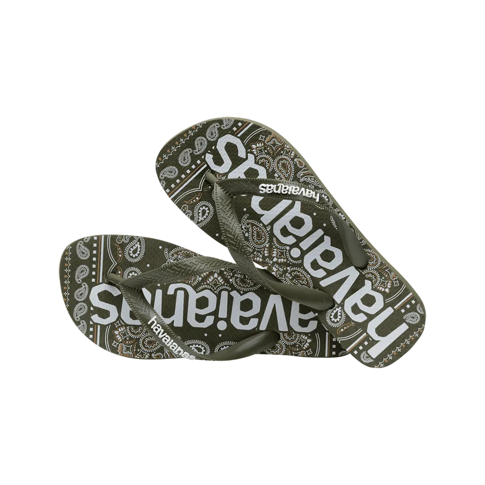Top Logomania Fashion Flip Flops